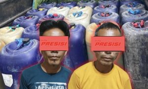 Tangkap Pelaku Oplos BBM, Polisi Sita Puluhan Jeriken Isi Pertalite Oplosan