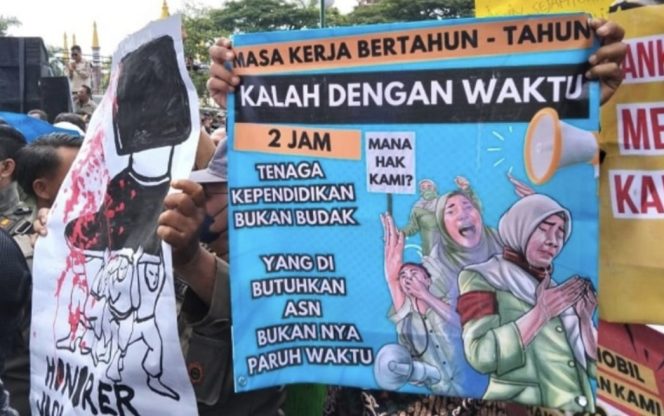 
					Sebanyak 540 Honorer dan Aktivis Mahasiswa Bakal Gelar Unjuk Rasa, Perjuangkan Nasib THL