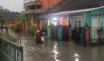 Puluhan Rumah di Bambu Kuning Kota Metro Direndam Banjir, Warga : Apa Kerja Pemkot!?
