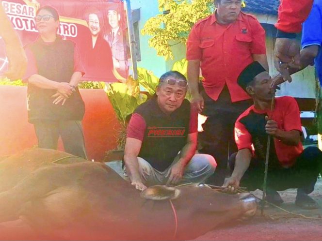 
					Andy Roby Sumbang Kurban di DPC PDI Perjuangan Kota Metro
