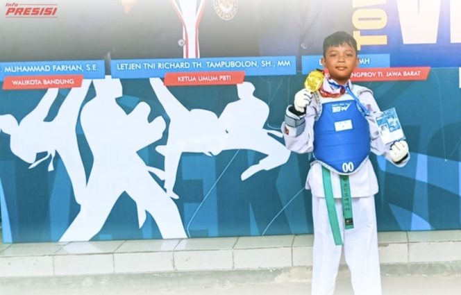 
					Reza, Siswa Kelas II SD Asal Kota Metro Raih Medali Emas Kejuaraan Taekwondo Internasional