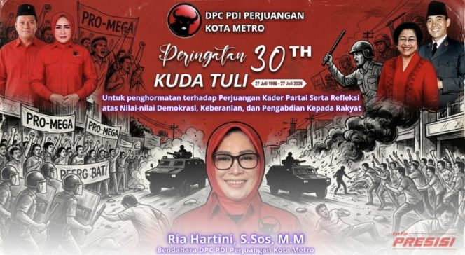 
					Peringati 30 Tahum Tragedi Kudatuli, Ria Hartini Ingatkan Makna Perjuangan Demokrasi