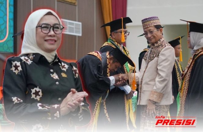 
					Hadiri Pengukuhan 5 Profesor UIN Jusila, Ria Hartini: Wawasan dan Pengetahuan adalah Fondasi Kebijakan
