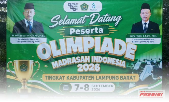 
					395 Siswa Aliyah Ikuti Olimpiade Madrasah Indonesia di Lampung Barat
